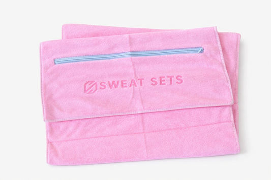 Hooded Gym Towel - Pink