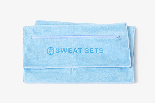 Hooded Gym Towel - Blue